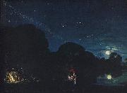 Adam  Elsheimer Flucht nach Agypten oil painting on canvas